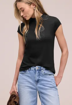 Street One a322696 sol ltd qr knit look shirt top Street One a322696 sol ltd qr knit look shirt top
