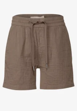 Short Bermuda Femme Chico's, Taille 10, Marron, Unie, Poches, Très Bon état