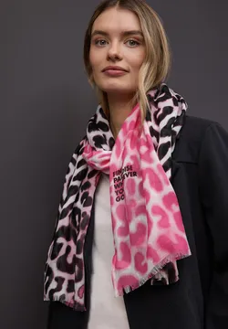 Lange sjaal voor dames in Pink