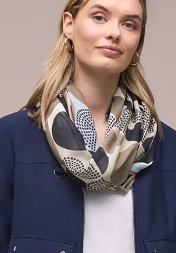 Foulard léopard à franges pour femmes