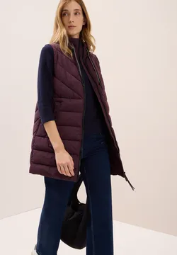 Gilet Matelassé Jones New York Taille M - Nylon Violet, Neuf Sans étiquettes, Parfait état