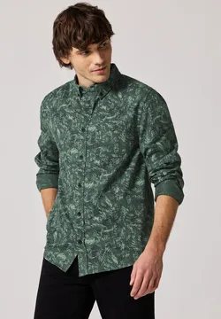 Chemise Homme Malo En Lin Et Coton - Rayures Multicolores - Taille US M / IT 50 - Neuf Avec étiquettes