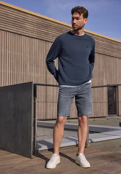 LVCBL Korte broek heren linnen lichte zomershorts linnen broek heren kort met zakken, beige, XL