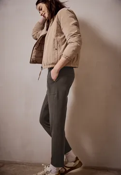 Street One Pantalones Mujer Street One Pantalones Recubiertos Para Mujer Street One Tienda Online