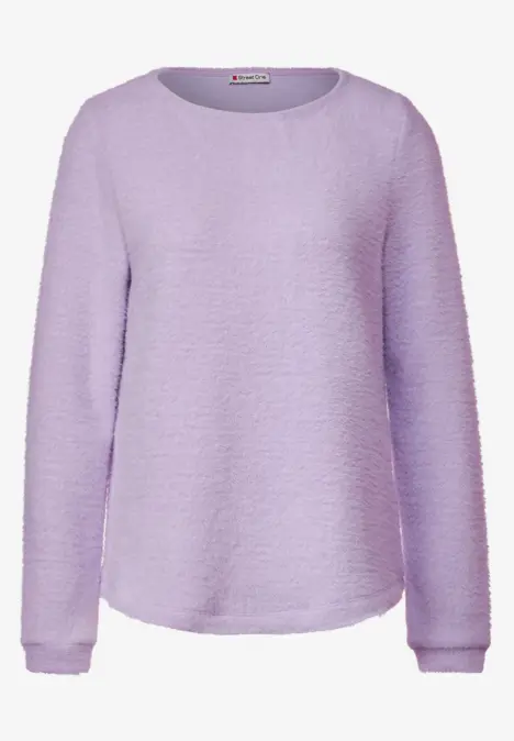 T-shirt duveteux soft pure lilac