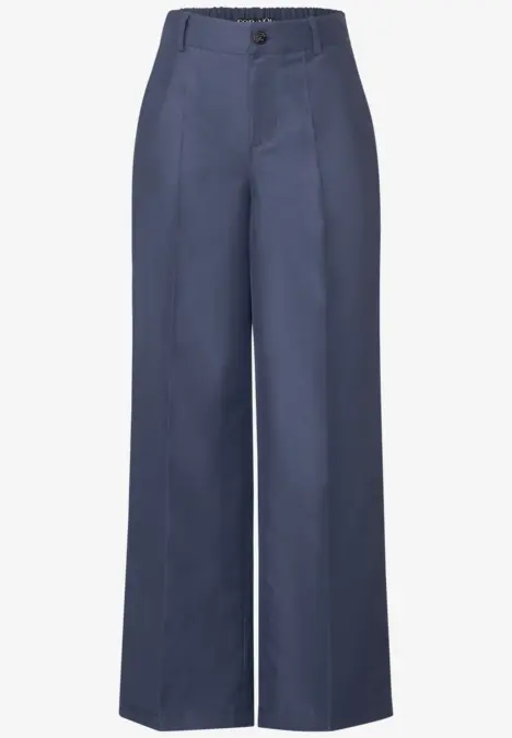 Wide Leg Palazzo Hose grey blue
