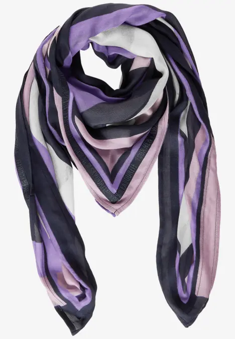 Foulard à motifs lupine lilac