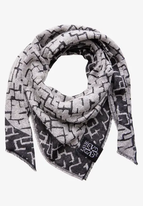 Bouclé Dreickstuch Black