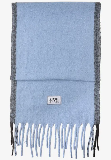 Kuscheliger Schal frosted blue