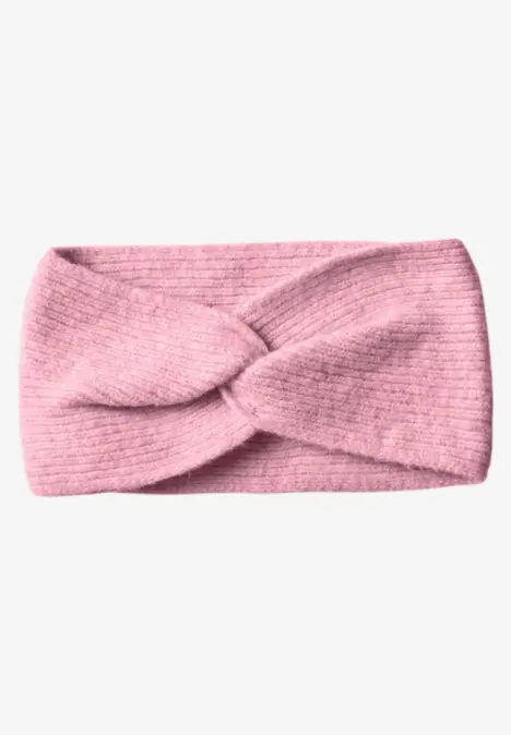Feinstrick Stirnband in Unifarbe vintage blush mel.