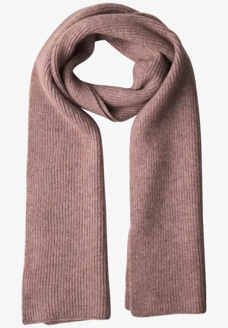 Écharpe au look chiné vintage blush mel.