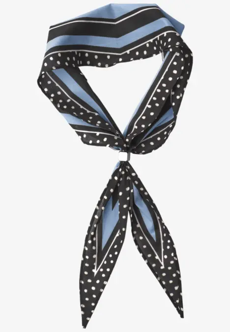 Bandana z kółkiem do stylizacji northern blue