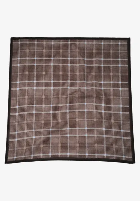 Bandana à carreaux silk brown