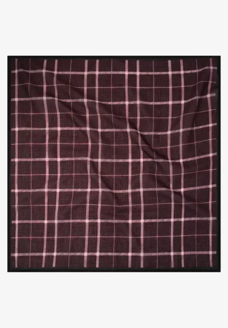 Bandana à carreaux rustic rouge
