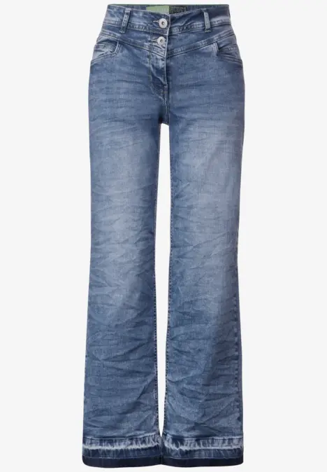 Loose Fit Culotte Jeans authentic used wash