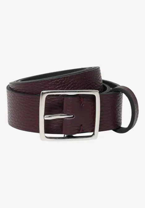 Ceinture basique à boucle carrée Raisin