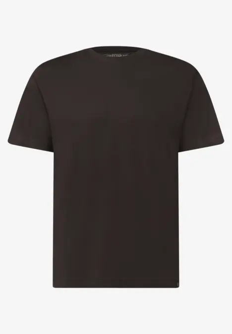 T-shirt homme noir à col rond