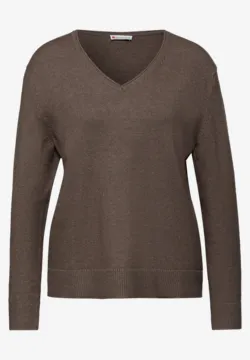 T-shirt Femme Col Roulé Street One - Manches 3/4 - Couleur Unie - Basique Et Confortable - Taille 38 - 10