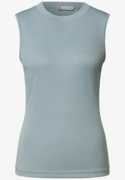 Street One Damen T-Shirt 'smell Of Lavender' – Gestreift, Leinen-Optik, Größe 44