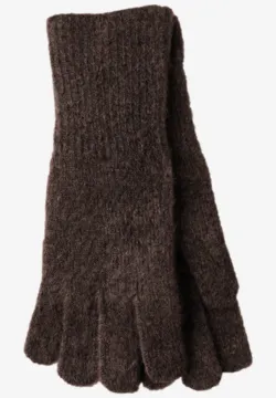 Street One Damen Teddy Fäustlinge - Kuschelige Handschuhe Mit Velours Und Rippbündchen