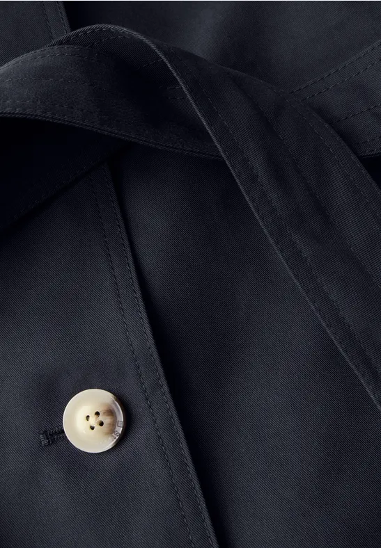 Street One Dames Trenchcoat in Blauw, in size: 36 afbeelding 4