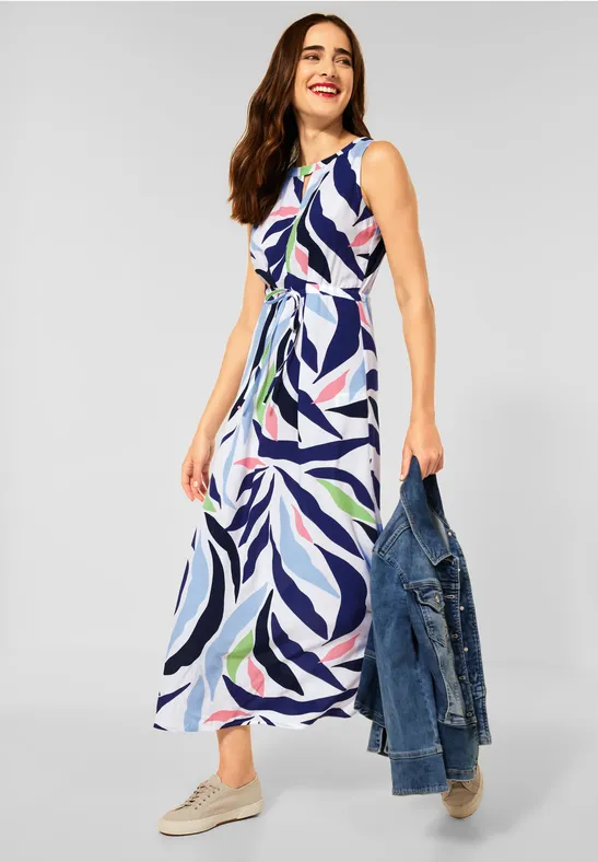 BFTHWY Sommerkleid Damen - Leichte Tunika Mit Rundhals-Ausschnitt