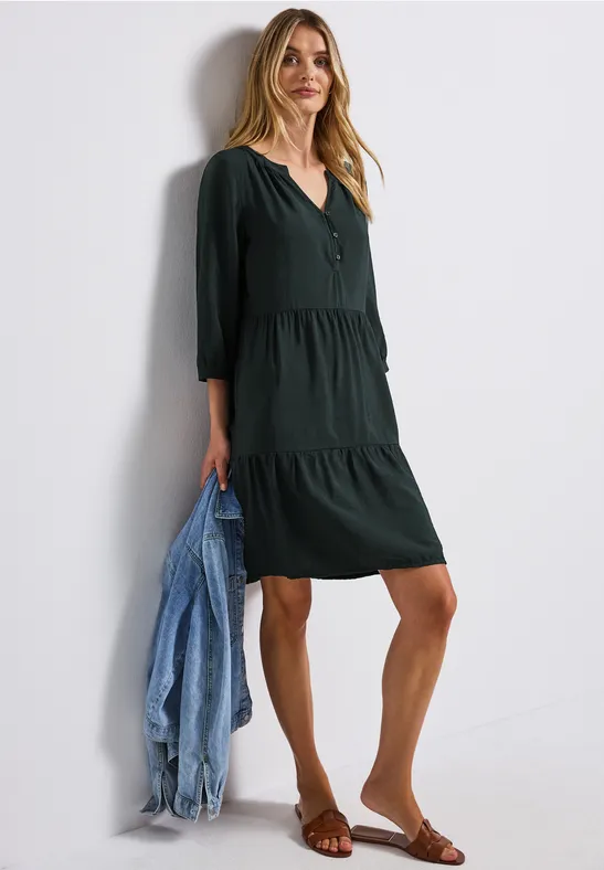 Thumbnail - Street One Frauen Tunika-Kleid in Grün, Gr: 42