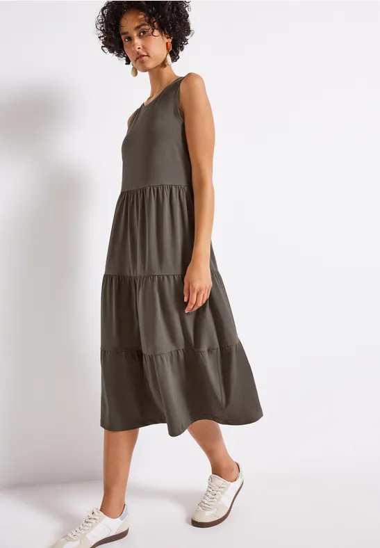 Thumbnail - Jersey-Kleid mit Volants