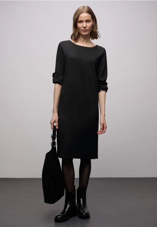 Street One Jersey-Kleid Schwarz