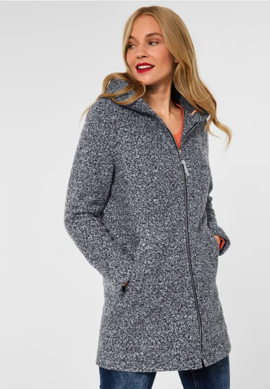 STREETONE Kapuzenmantel in Curly Wool für Damen STREETONE