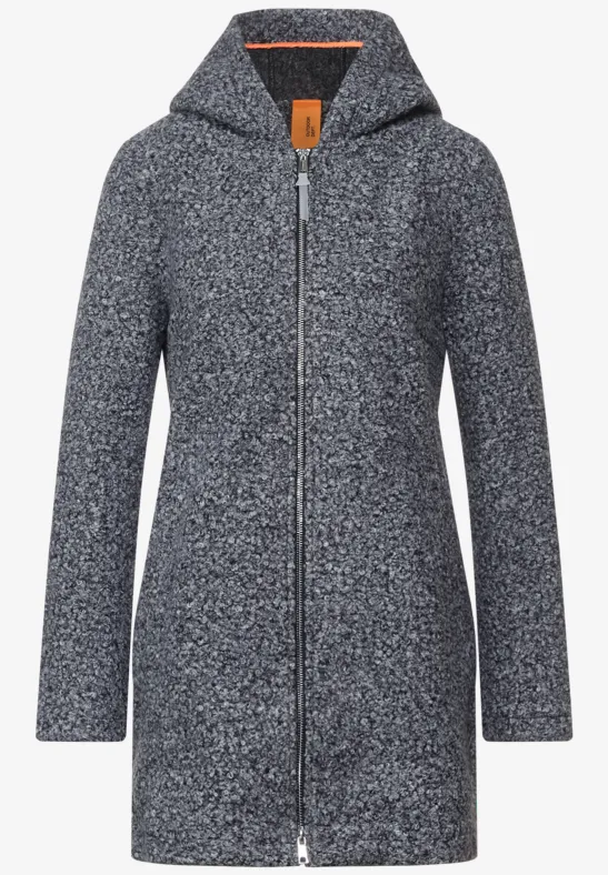 STREETONE Kapuzenmantel in Curly Wool für Damen STREETONE