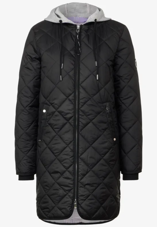 Wintermantel Parka Damen Ã¼bergang Schwarz Joluvi Mantel ANORACK