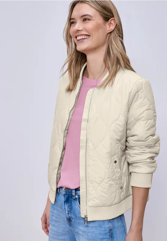 Street One Frauen Blouson in Beige, Gr: 44