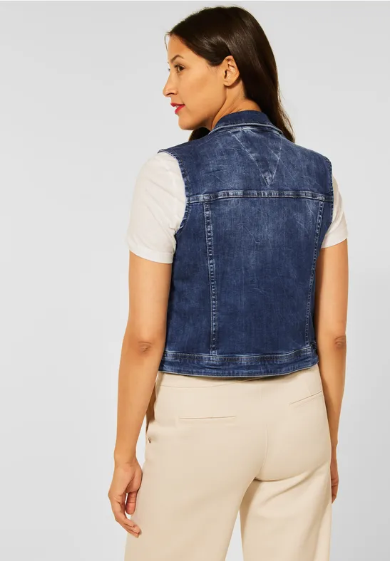 Gilet En Peluche Street One Strutumix Pour Femme - Capuche, Poches Latérales | Doux Et Chaud, Taille EU 38