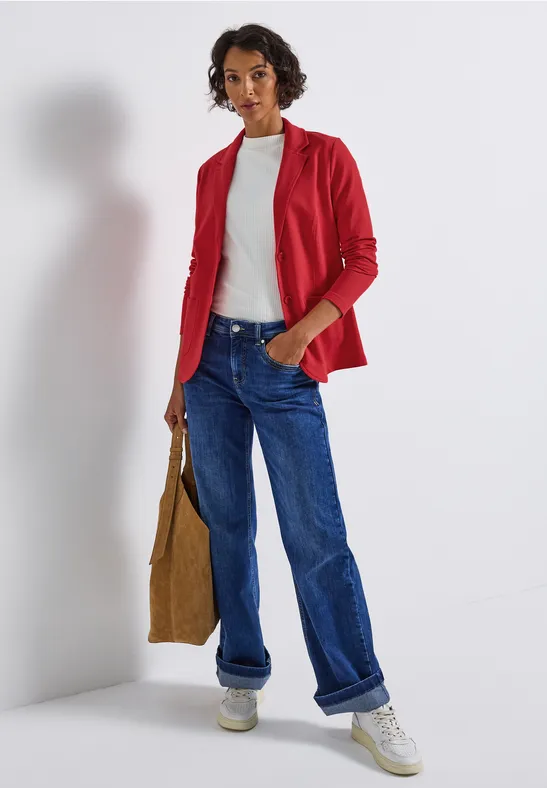 Thumbnail - Street One Frauen Basic Blazer in Rot, Gr: 44