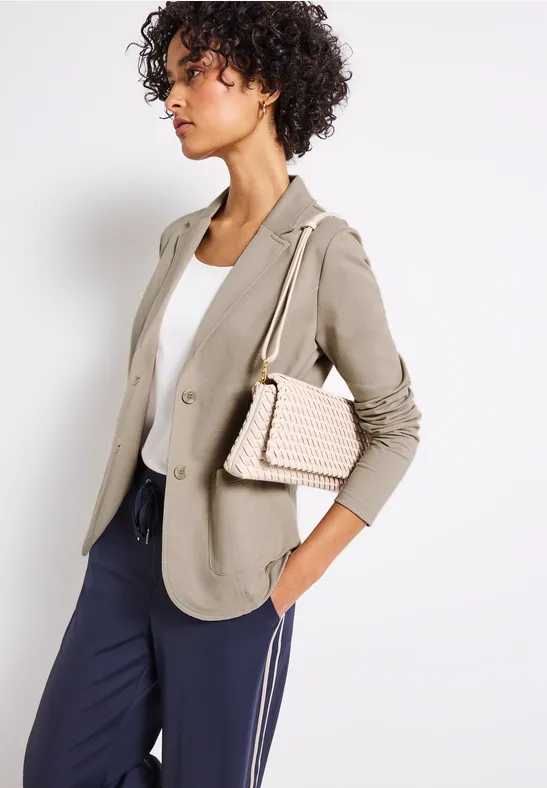Thumbnail - Street One Frauen Basic Blazer in Beige, Gr: 40