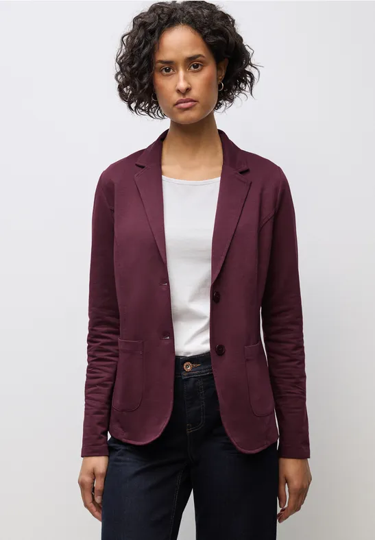Thumbnail - Street One Frauen Basic Blazer in Rot, Gr: 36