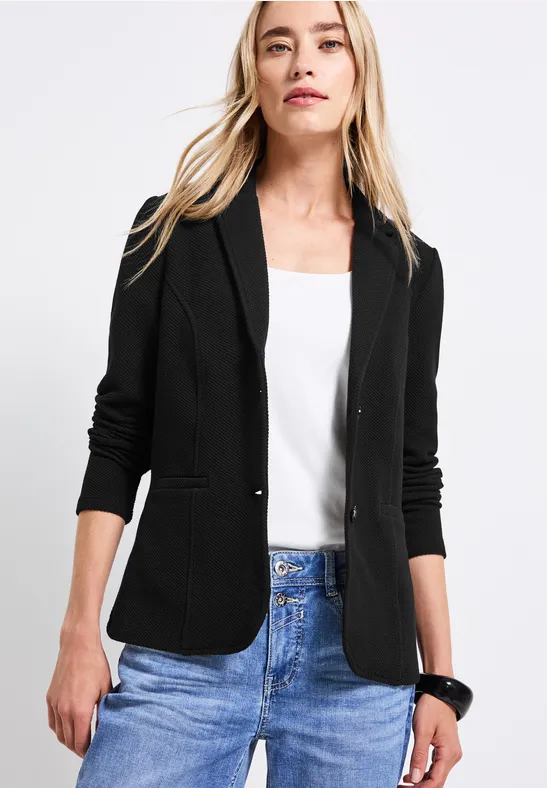 Thumbnail - Basic Blazer mit Struktur