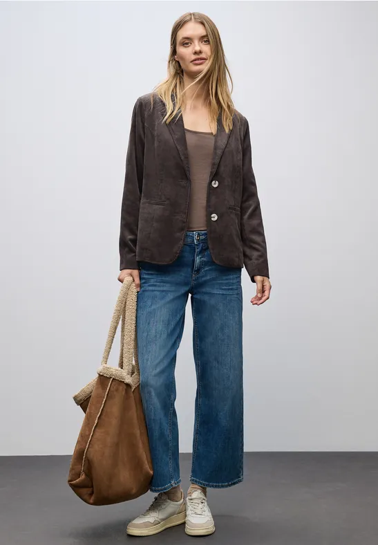 Thumbnail - Street One Frauen Cordblazer in Braun, Gr: 38