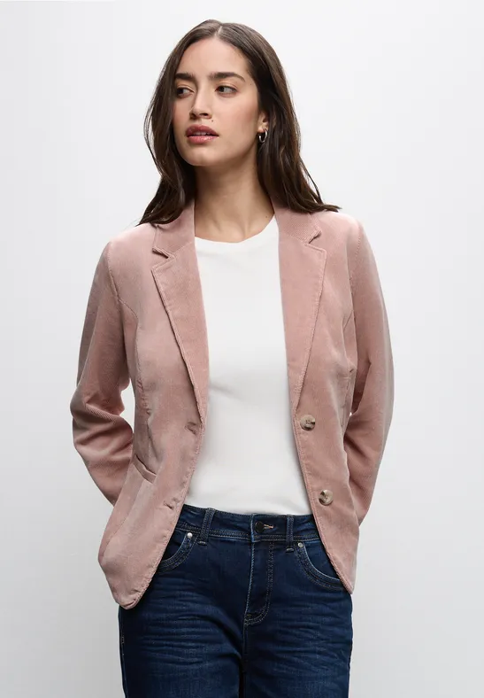 Thumbnail - Street One Frauen Cordblazer in Rosa, Gr: 36