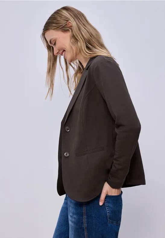 Thumbnail - Basic Blazer aus Jersey