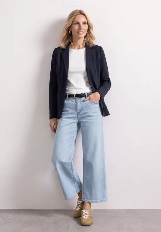 Basic Blazer in Unifarbe