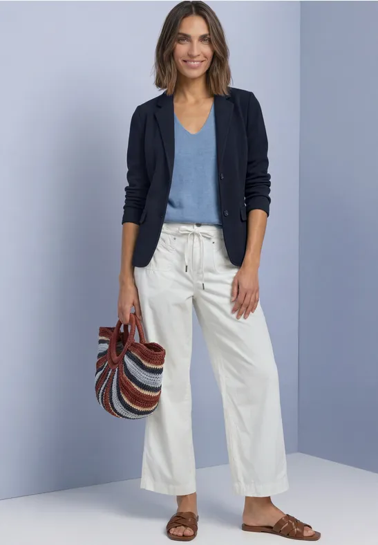 Basic Blazer mit Struktur