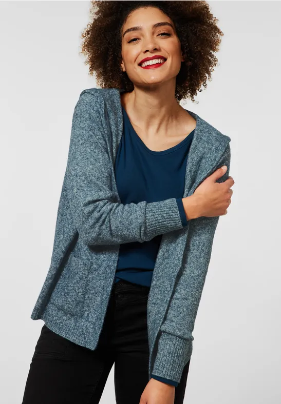 STREET-ONE Cardigan court in Bleu | STREET-ONE