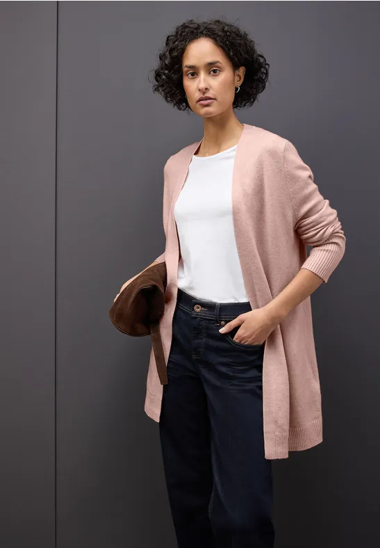 Thumbnail - Street One Frauen Offener Cardigan in Rosa, Gr: 46