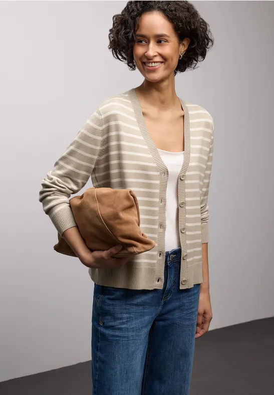 Thumbnail - Gestreifter Cardigan