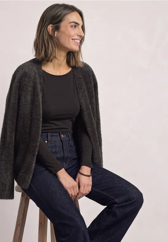 Opengeweven vest