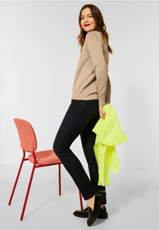 Street One Damen Unterzieh-Kragen - Kuscheliger Federgarn-Kragen Für Layering-Looks