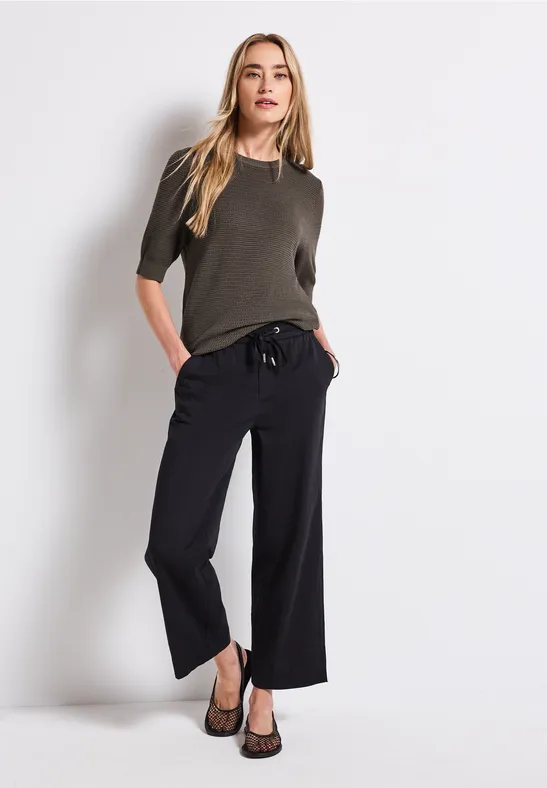 Thumbnail - Street One Frauen Rundhals Pullover in Braun, Gr: 44