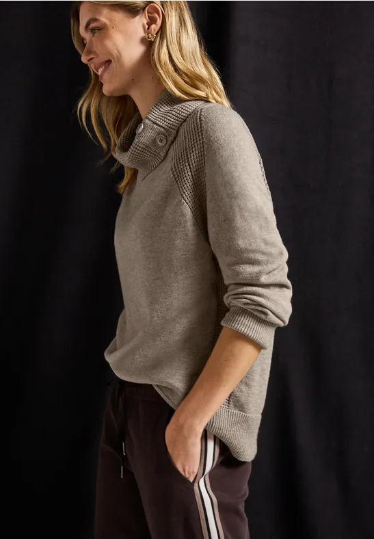 Thumbnail - Street One Pullover mit Stehkragen